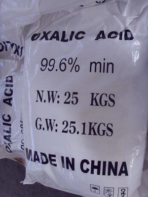 99.6% Min Purity 25kg Bag Supply Oxalic Acid Dihydrate For Leather Tanning Industry